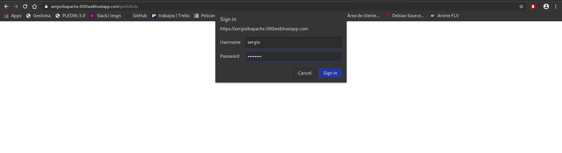 prueba de autentificacion